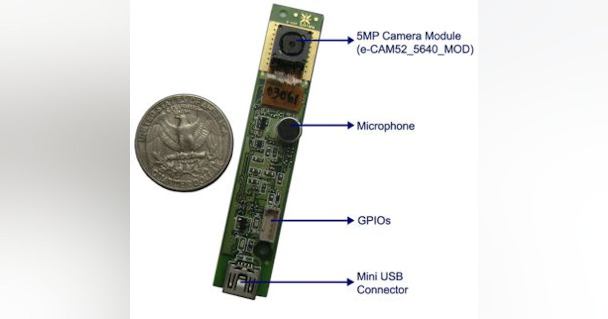 USB camera module from e-con Systems employs 5-Mpixel sensor with auto ...