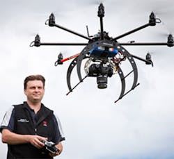Unmanned aircraft to capture hyperspectral images