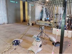 Rocket test captured at high speed Rocket test captured at high speed