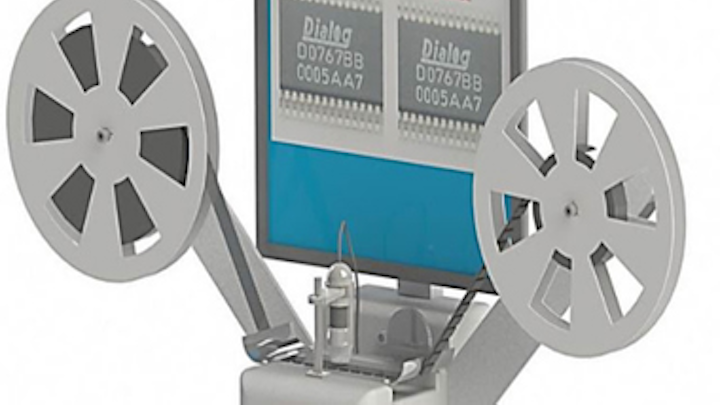 Vision system inspects components on reels