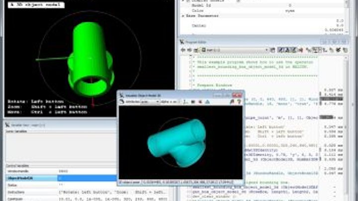 MVTec updates HALCON machine-vision software with codelets and 3-D model inspection