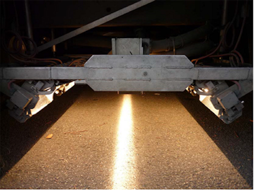 Vision systems examine cracks in pavement