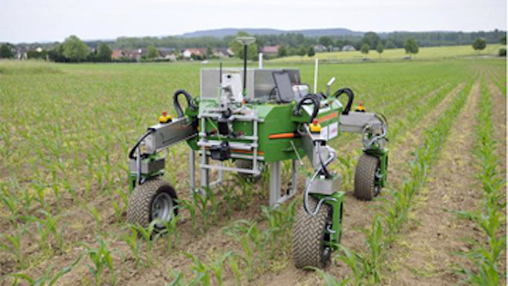 Simulator models phenotyping robot