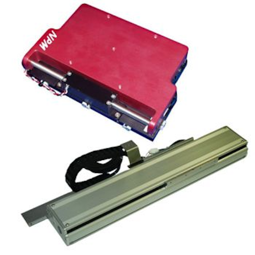 Nippon Pulse stages distributed by Electromate are equipped with integrated bearings and encoders