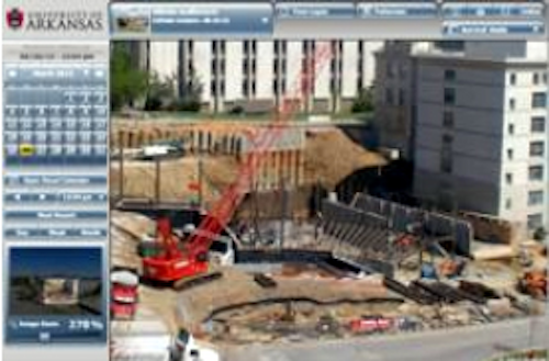 Cameras help monitor construction