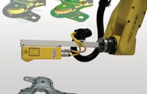 Bluewrist in-line system scans for 3-D inspection and measurement on plant floor