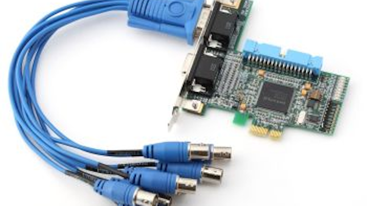 PCIe frame grabber from Sensoray captures eight channels of video and audio simultaneously