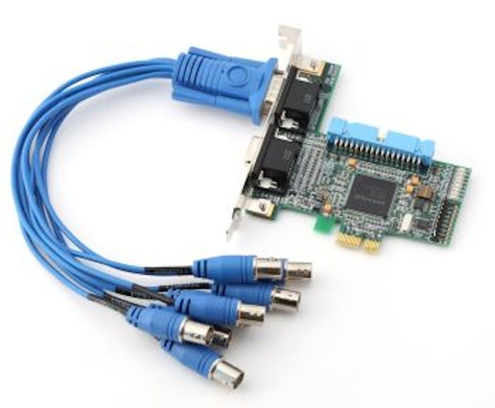 PCIe frame grabber from Sensoray captures eight channels of video and audio simultaneously
