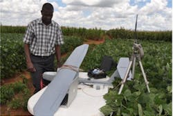 UAV tracks growth of maize UAV tracks growth of maize
