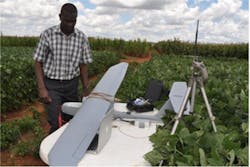 UAV tracks growth of maize