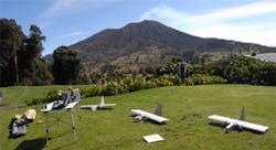 UAVs image volcano UAVs image volcano