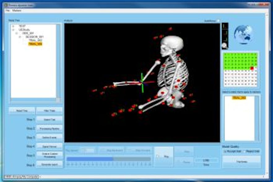 Orbis software enables motion-capture data analysis