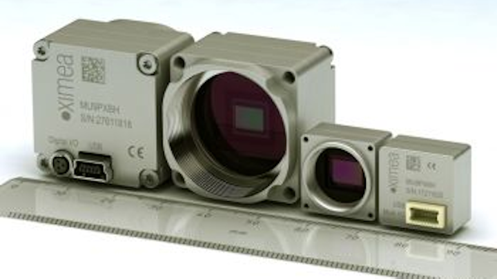XIMEA color and grayscale cameras offer 70-dB dynamic range