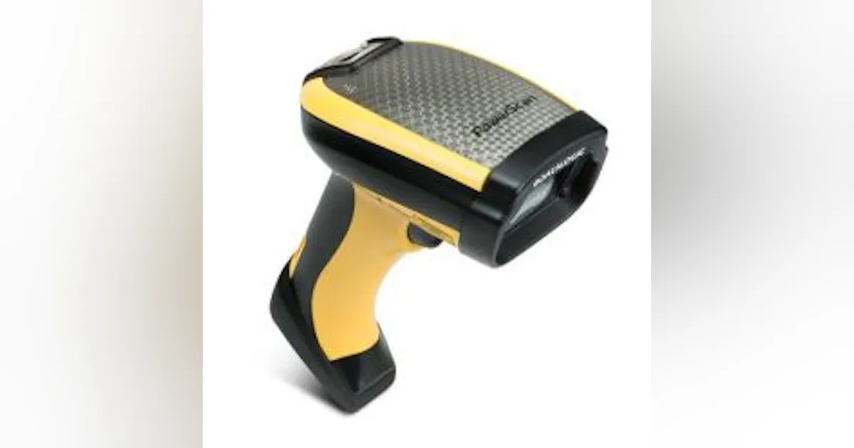Dm Code Scanning Industrial scanner reads DPM codes on various surfaces and materials ...