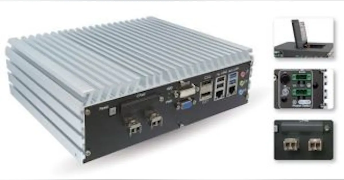 Fanless Embedded Fan-less embedded system for machine vision applications | Vision ...