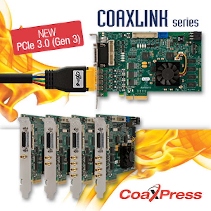 Euresys To Showcase Pcie 3 0 Coaxpress Frame Grabber At Vision 2014 Vision Systems Design