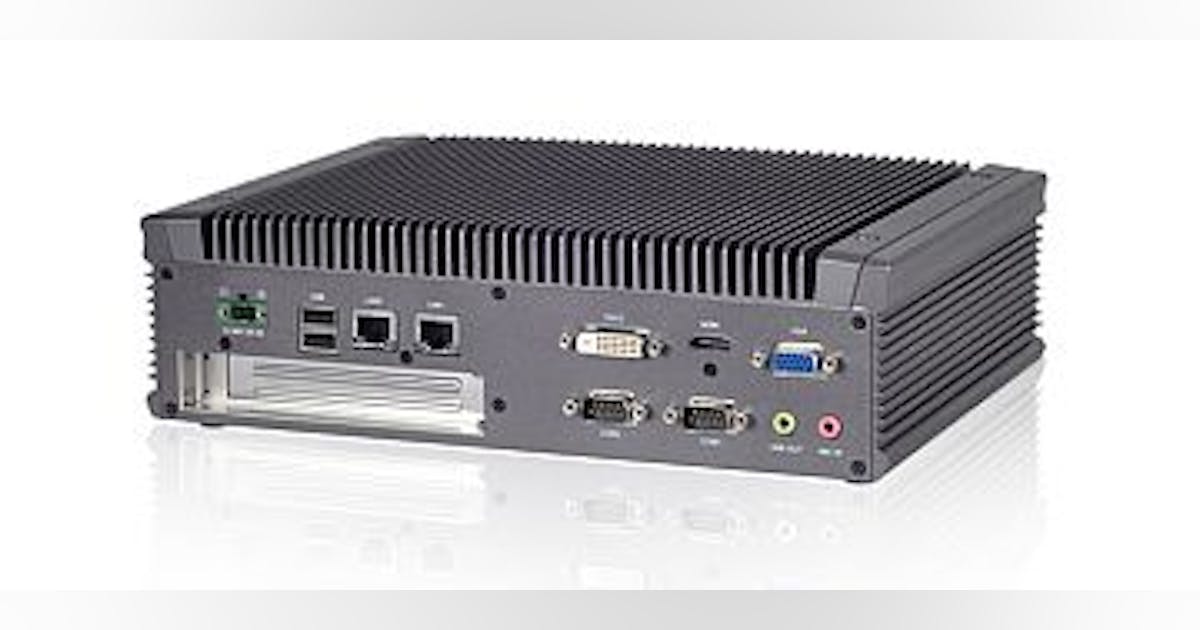 Embedded system from Lanner offers expansion and I/O options | Vision ...