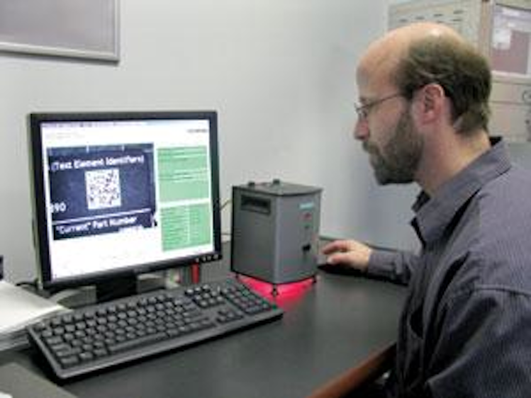 UID verifier lights Data Matrix codes Vision Systems Design