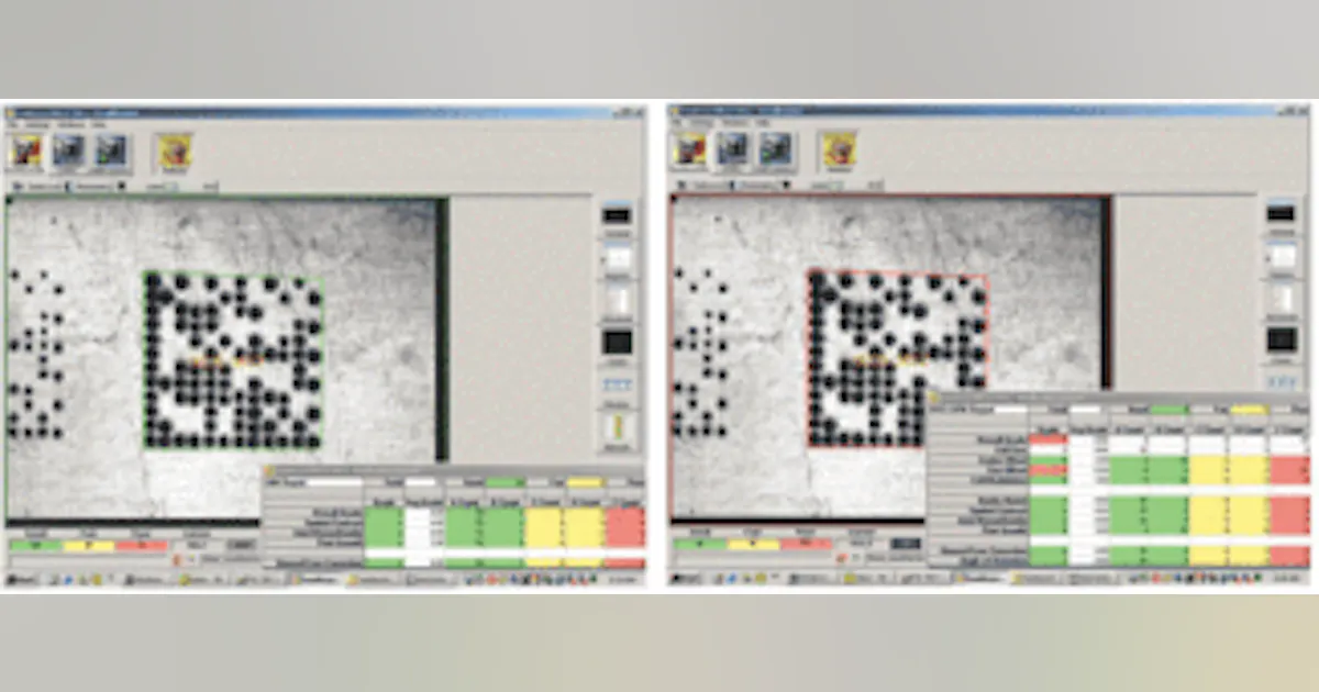Targeting 2-D code reading and verification | Vision Systems Design