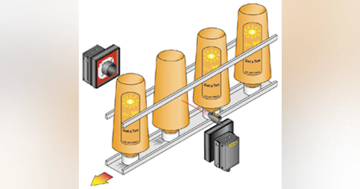 Counting Sensor Frame Design Pixel-counting sensors detect bottle labels | Vision Systems Design