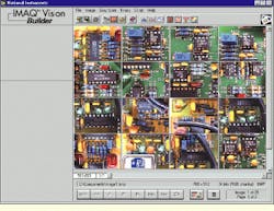 FIGURE 1. In the vision development process using a database of reference images is often useful in testing an application`s vision strategy. Test images should include good components and component flaws. In addition, various lighting conditions and orientations should be checked. FIGURE 1. In the vision development process using a database of reference images is often useful in testing an application`s vision strategy. Test images should include good components and component flaws. In addition, various lighting conditions and orientations should be checked.