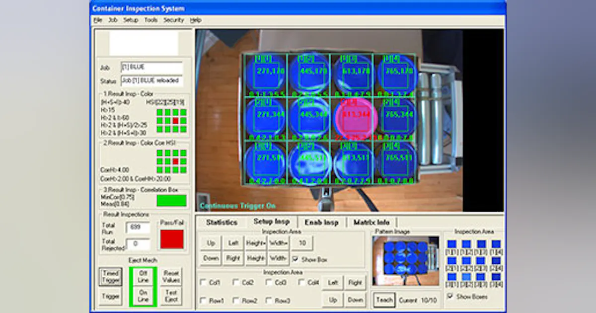 Machine-vision system checks containers and packages | Vision Systems ...