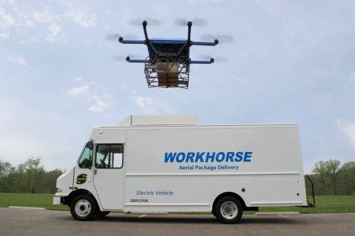 Horsefly Truck Launched Drone Package Delivery System