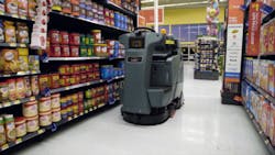 Braincorp Walmart Floor Scrubber Crop