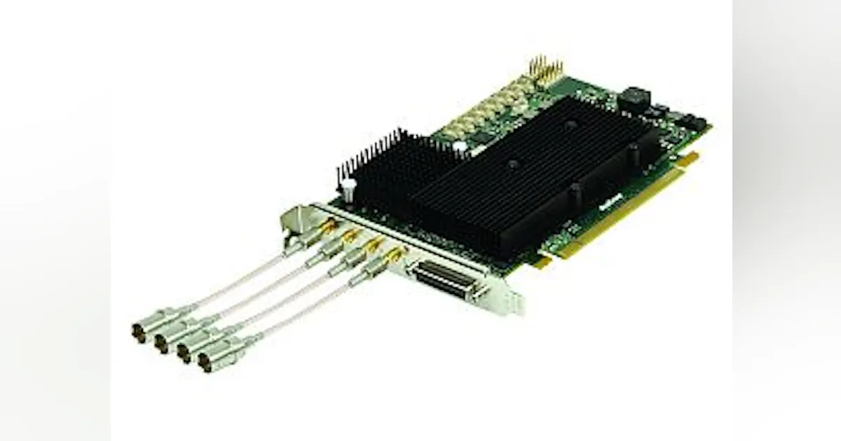 Matrox Graphics Software High-performance graphics adapter from Matrox supports HD and SD video ...
