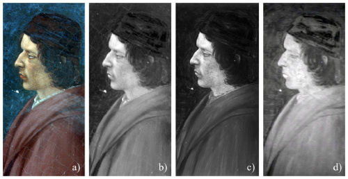 Thermal Quasi-Reflectography (TQR) is able to create revealing images using reflected light from the mid-infrared part of the spectrum.