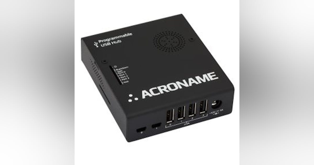 astronomi innovation kobling Programmable USB hub features two switchable upstream host connections |  Vision Systems Design