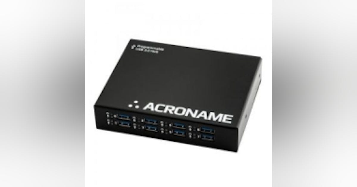 programmable USB 3.0 hub launched by Acroname | Vision Systems Design
