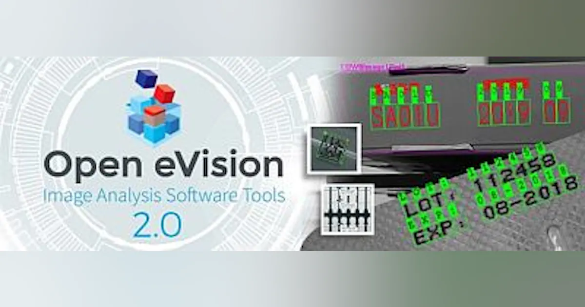 E Visual Software Open eVision 2.0 image analysis software introduced by Euresys | Vision ...