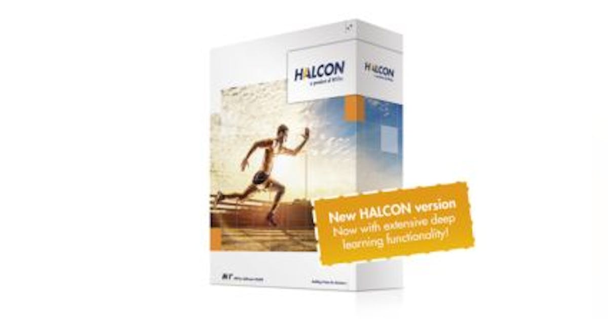 Deep learning-optimized HALCON machine vision software version ...