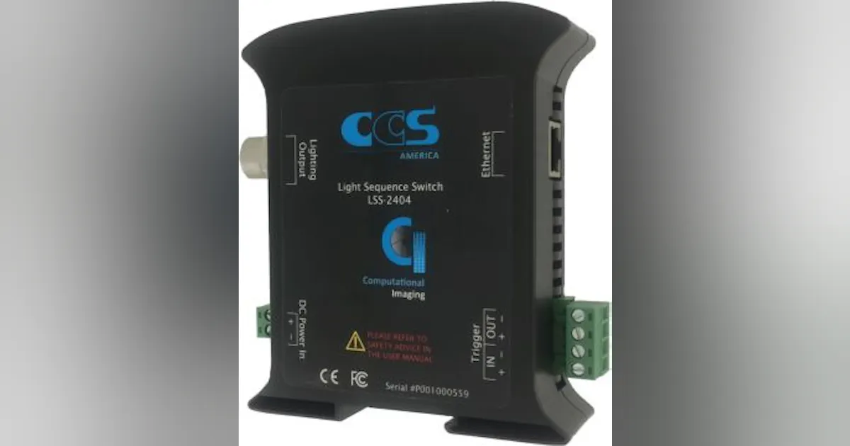 Cs Lighting Controls Lighting controller for computational imaging from CCS to be shown at ...