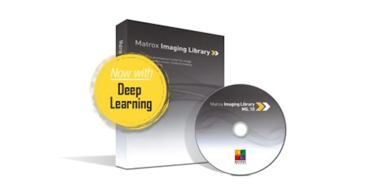Machine vision software with deep learning capabilities from Matrox ...