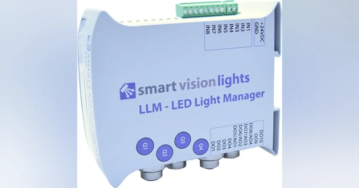LED light manager from Smart Vision Lights targets multi-light machine ...