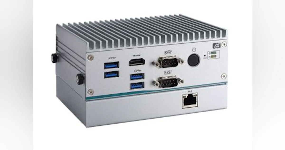 Embedded PC from Axiomtek offers various features for machine vision ...