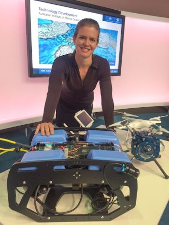 Researchers deploy hyperspectral camera on underwater robot for Great Barrier Reef monitoring