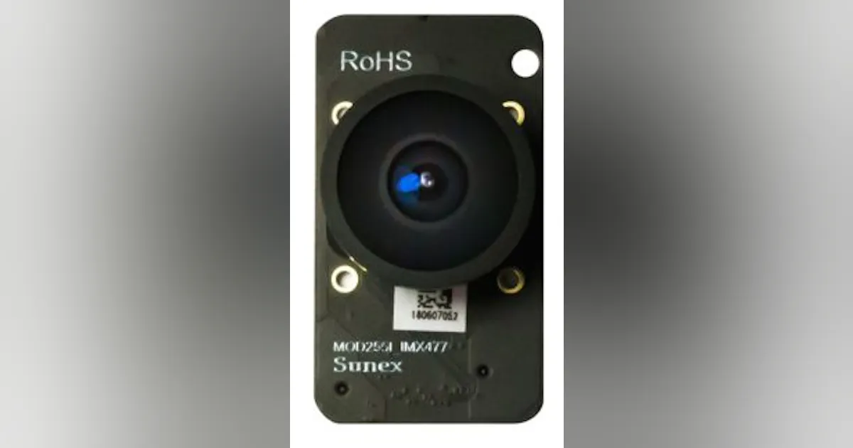 Advanced Sensor Module Optics Sensor module from Sunex Optics enables embedded vision applications ...