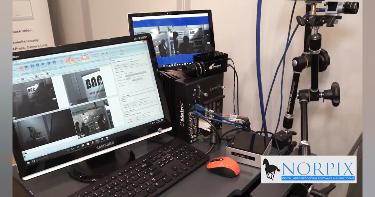 NorPix- Web Streamer for Machine Vision Cameras | Vision Systems Design