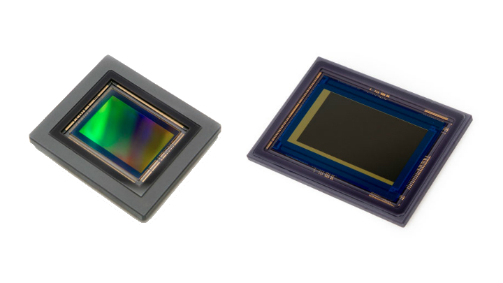 120MXSI (left) and 35MMFHDXSMA (right) image sensors