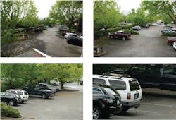 Figure 3: Images are captured with the same camera from the same distance, but the native resolution from the camera is spread over the entire field of view of the lens, which affects pixel density and image resolution.