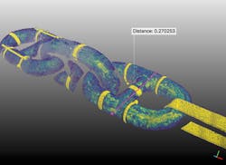 Offered as a standalone scanner, the system can be deployed to inspect underwater cabling, ship hulls, anchor chains, propellers, and oil and gas pipelines. Offered as a standalone scanner, the system can be deployed to inspect underwater cabling, ship hulls, anchor chains, propellers, and oil and gas pipelines.
