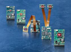 Figure 6: MIPI interface embedded vision cameras from Vision Components feature CMOS image sensors from OmniVision and Sony and are compatible with a range of CPU boards. Figure 6: MIPI interface embedded vision cameras from Vision Components feature CMOS image sensors from OmniVision and Sony and are compatible with a range of CPU boards.