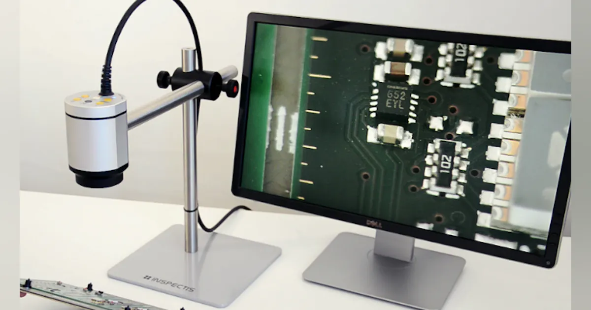 C12s digital inspection microscope camera released by inspectis AB ...