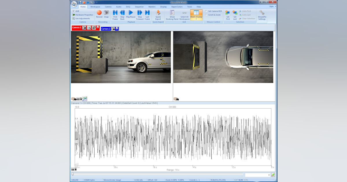 New StreamPix 8 multiple camera digital video recording software
