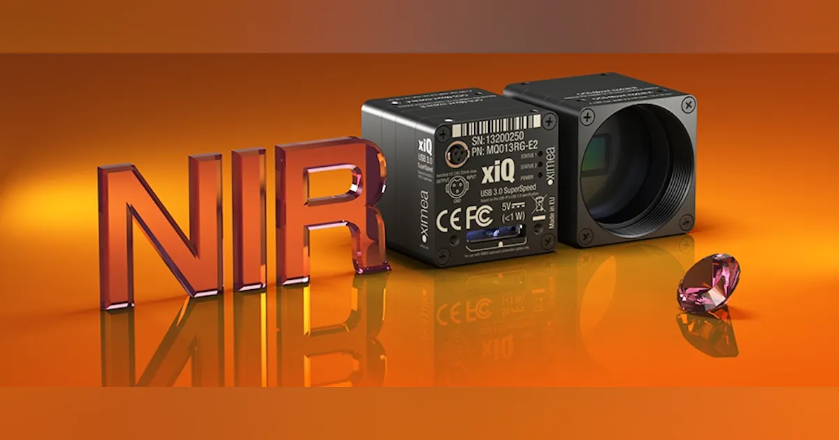 Nir Camera Example NIR camera models from 1 to 12 Mpix | Vision Systems Design