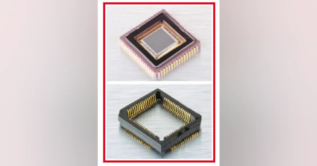 Lcc Socket LCC image sensor sockets with patented contact | Vision Systems Design