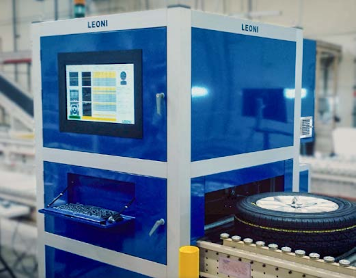 LEONI's Wheel & Tire Validation System provides inspection of wheel & tire assembly